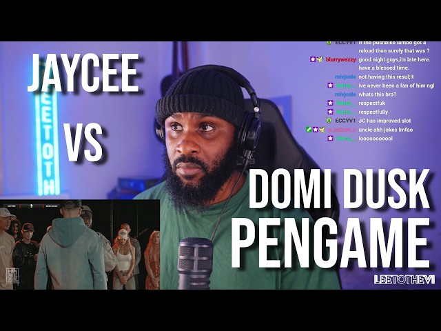 JAYCEE vs DOMI DUSK | PenGame Rap Battle | 2026 [Reaction] | LeeToTheVI