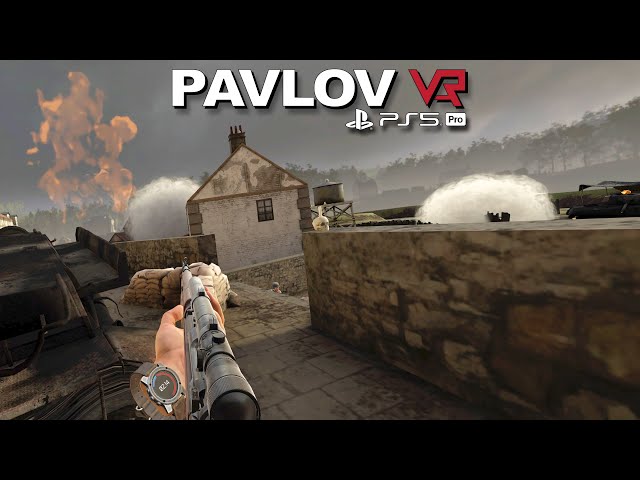 Pavlov PS5 Pro PS VR2 HDR | WW2 TDM - Haguenau Continued Pt2