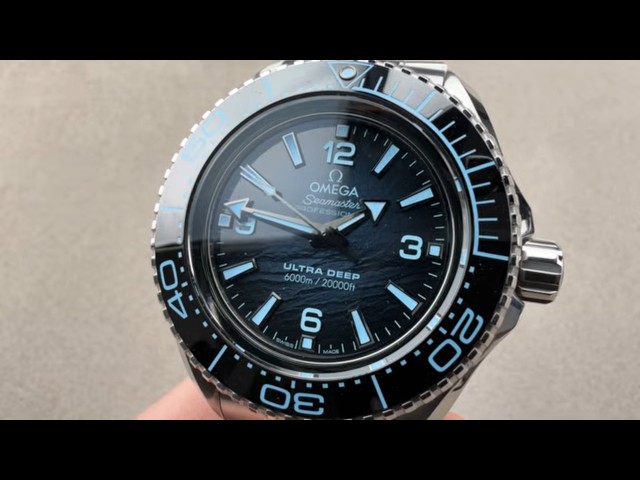 Omega Seamaster Planet Ocean Ultra Deep Summer Blue 215.30.46.21.03.002 Watch Review