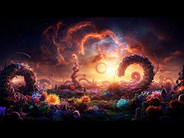 Surreal, Psychedelic Landscapes I Trippy Visuals w/ Beautiful Music I 4K UHD