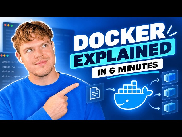 Docker Explained in 6 Minutes (for beginners)
