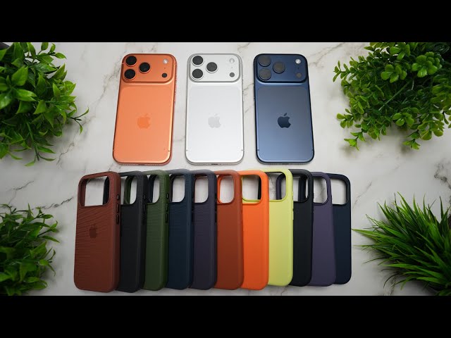EVERY iPhone 17 Silicone/Woven Cases on All iPhone 17 Pro Colors!
