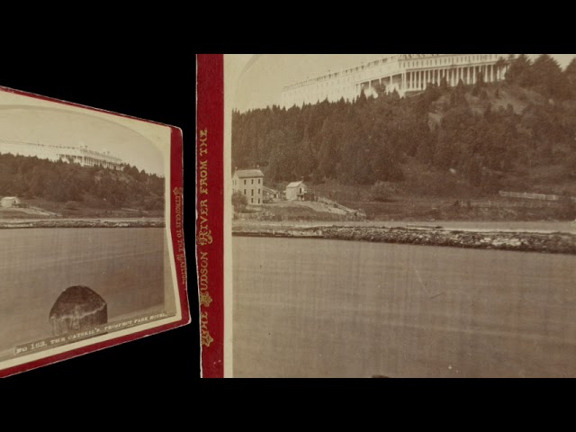 Prospect Park Hotel, Catskill, from Hudson River (VR 3D still-image)