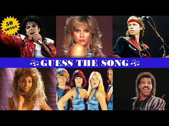 50 HITS of the 80s - MEGA MIX! | MUSIC QUIZ | Guess the song