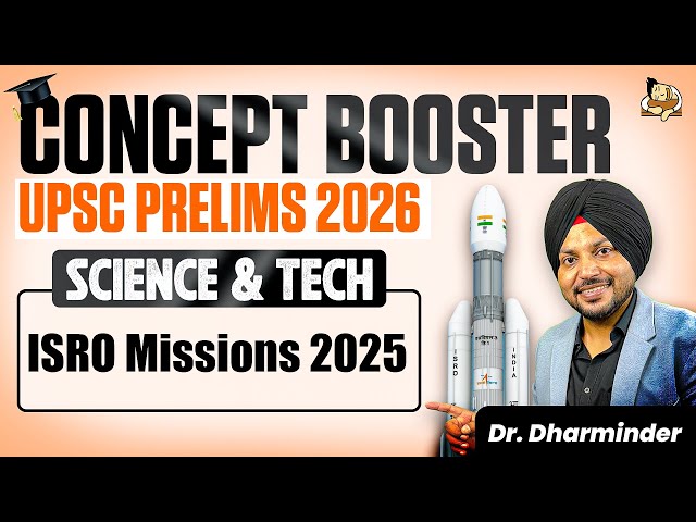 ISRO Missions In 2025 Explained: NISAR, CMS 03, EOS 09 & NVS 02 | UPSC Prelims 2026 | Sleepy Classes