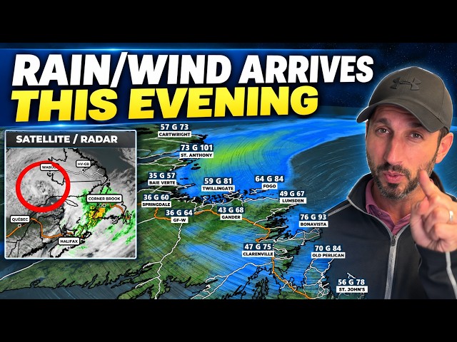 Rain/Wind Arrive This Evening As Storm Moves In
