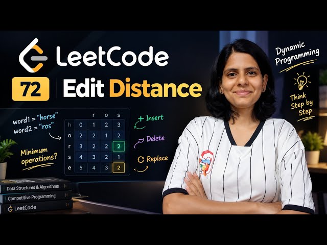 LeetCode 72 - Edit Distance | Recursion + Dynamic Programming (Memoization) | C++