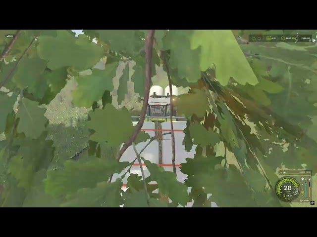 FS 25/we load bales of straw for animals/ MAP Osina Welka