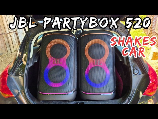 Can Two JBL Partybox520s REALLY Shake a Car?  125.9dBc