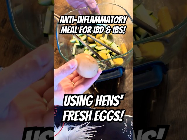 🐔💕 How to use fresh chicken eggs for anti-inflammatory breakfast (I have Crohn's)