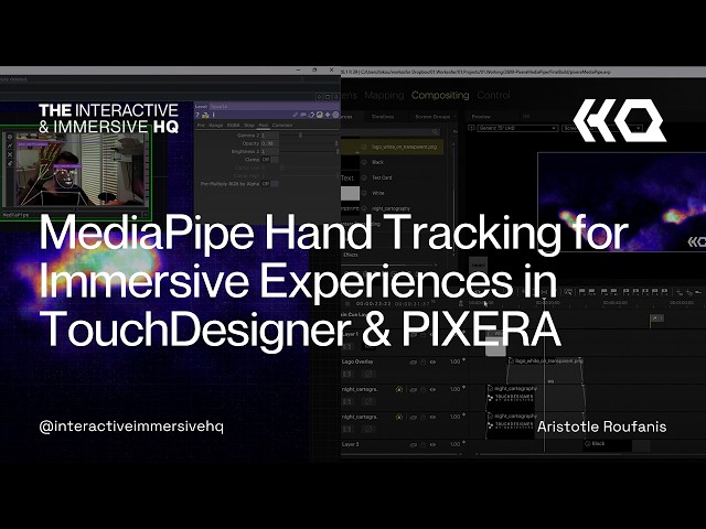 MediaPipe Hand Tracking for Immersive Experiences in TouchDesigner & PIXERA