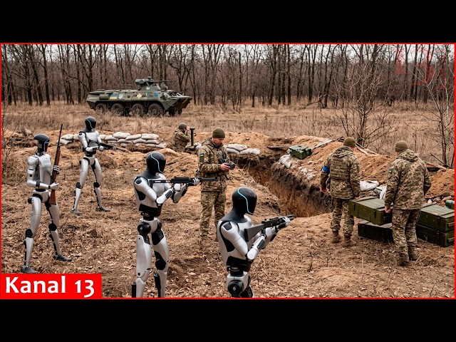 Ukraine begins testing humanoid combat robots from the US on the front lines for the first time