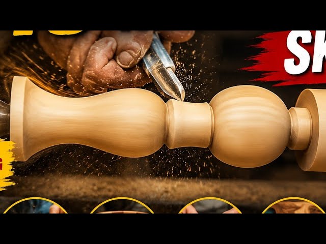The Smoothest Wood Turning You'll See Today