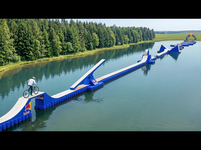Can Pro Bikers Beat this IMPOSSIBLE Obstacle Course?