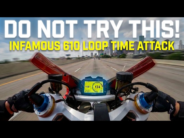 42 Miles In 16:30! The Infamous Houston 610 Loop Record Time Attack! Do Not Try This!