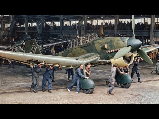 WWII Color Archives: Stuka Assembly, Channel Strikes, and Railway Guns. The 1940s Campaigns