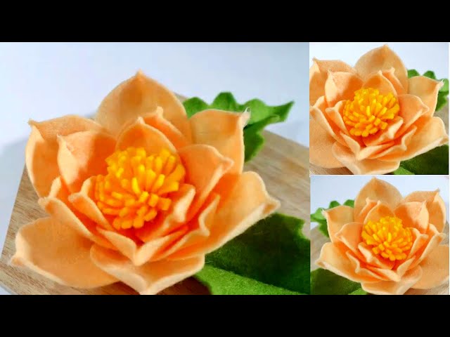 Making Felt Flowers - Handmade Felt Flowers - Felt Flowers for Craft Projects - No Sew Felt Flowers