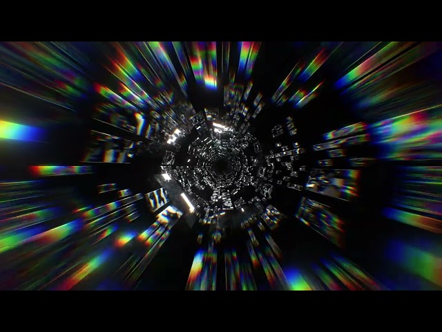 Prism Mirror VJ Loop Tunnel 4K Animated Motion Background Wallpaper Screensaver