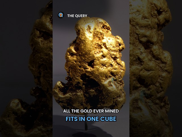 All The Gold Ever Mined Fits In One Cube #Shorts
