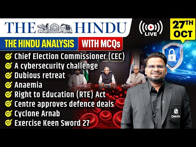 The Hindu Analysis | 27th October 2026 | The Hindu Newspaper  - Practice Questions | Prashant Sir