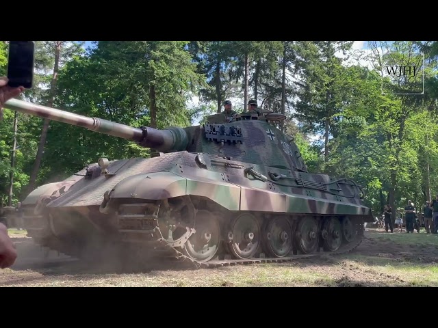 VOLUME UP!! Königstiger (Tiger II) on the move, close-up, STUG III and more