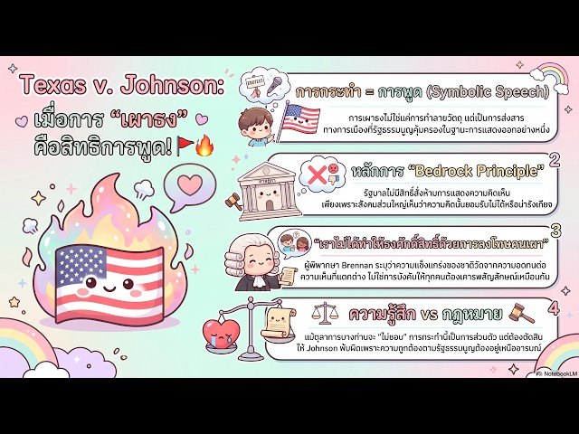 Texas v. Johnson คดีที่ถกเถียงไม่รู้จบ การเผาธงชาติ อาชญากรรมหรือเป็น "เสรีภาพในการแสดงความคิดเห็น"?