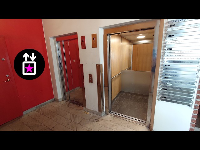 Stockholm, SWE: Modernised by ManKan - Asea-Graham Traction Elevators at Västberga Allé 36A