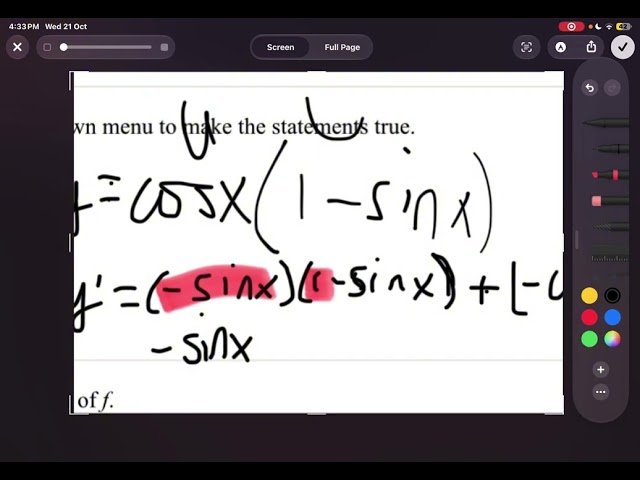 T1 W7 Math Calculus Ams Quiz (by kamal)