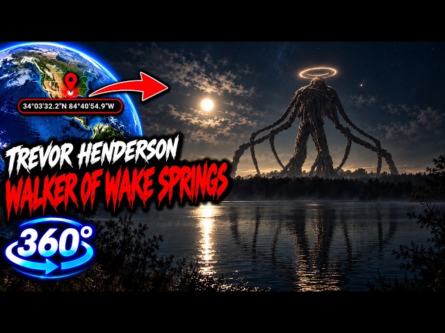 VR 360° - Found the Giant Walker of Wake Springs on Google Earth! (Trevor Henderson)