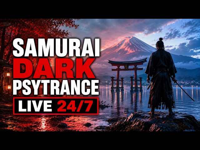 SAMURAI DARK PSYTRANCE LIVE 24/7 | Dark Psy • Forest • Hi-Tech