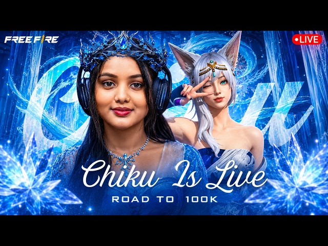 60 DAYS CHALLENGE 😱 ROAD TO 100K |❤️ FREE FIRE LIVE 😇 #shortsfeed #freefire #shorts #girlgamer #live