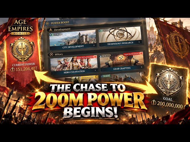 150M Power Broken! Tech Goes C-C-CRAZY! Age of Empires Mobile