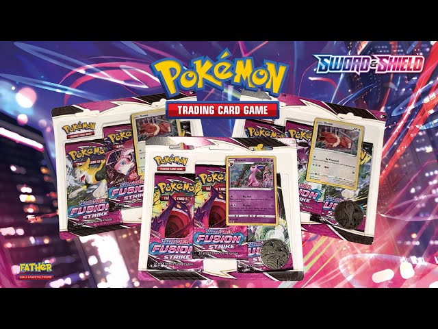 3 Pokémon 3-Pack Blister Packs Opening #14 | Sword & Shield Fusion Strike