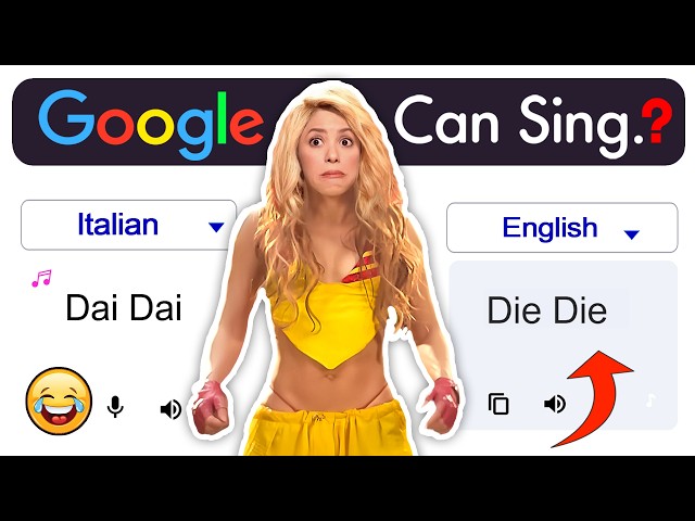 Google sings DAI DAI⚽️ | Shakira Worldcup Song 2026 |  Google Translate 🤖 | #fifaworldcup2026
