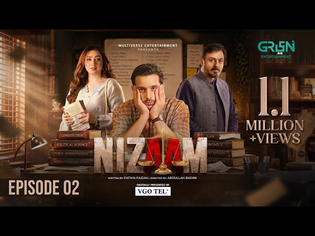 Nizaam Ep 02 (Subtitles) 17 Sep 26 | Presented by VGO Tel | Momina Iqbal - Nauman Ijaz - Usama Khan