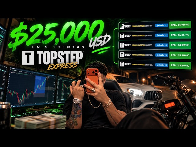Mi mejor TRADE hasta el momento (25K USD) TOPSTEP 💰💰💰
