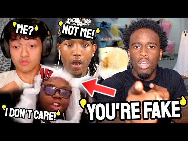 Every Streamer’s Reaction To Being Called FAKE By Kai Cenat During The Reggie Drama 👀! *COMPILATION*