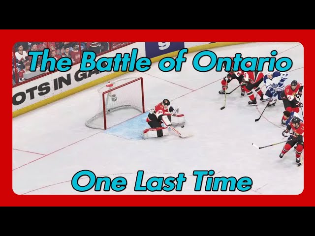 NHL24 Game 66 Toronto Maple Leafs @ Ottawa Senators