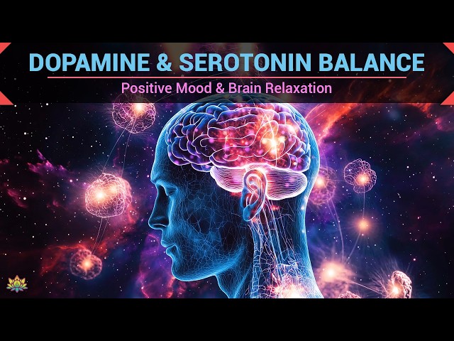 DOPAMINE & SEROTONIN BALANCE  | Positive Mood & Brain Relaxation | Healing Sounds 528 Hz