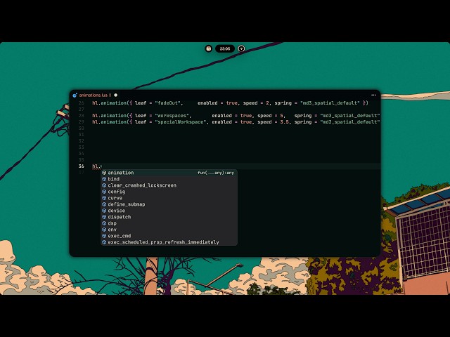 There's autocomplete for Hyprland's Lua files