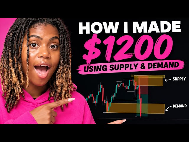 How I made $1200 day trading using supply & demand