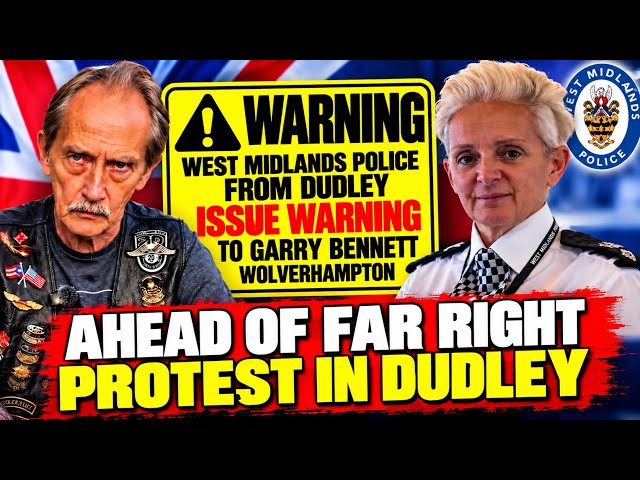 🚨 Police Warning Issued! ⚠️ Protest Ringleader Visited at Home before “Far-Right” PROTEST in Dudley!