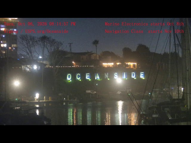Oceanside, CA Harbor - Live