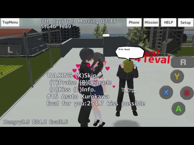 School Girls Simulator - cheating on lover