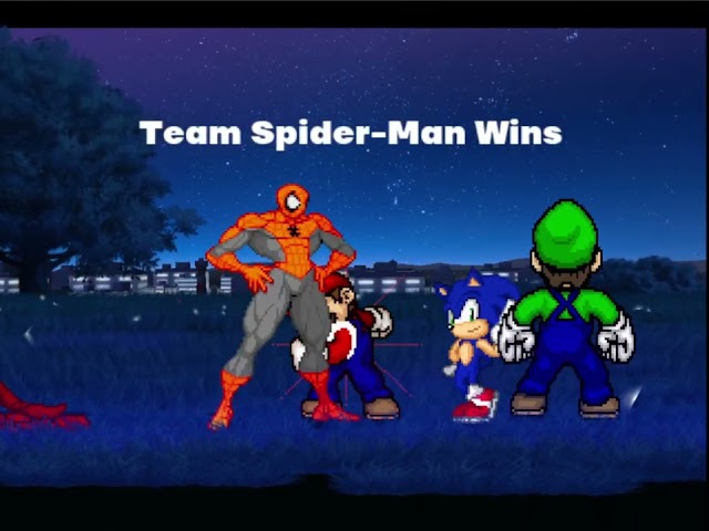 Team Spider-Man vs Team Omega Red