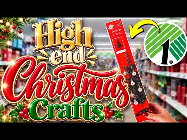 GORGEOUS 🌟 Dollar Tree Christmas DIY Crafts. High-End Pottery Barn Dupes 