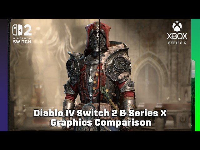 Diablo IV Switch 2 & Series X Graphics Comparison