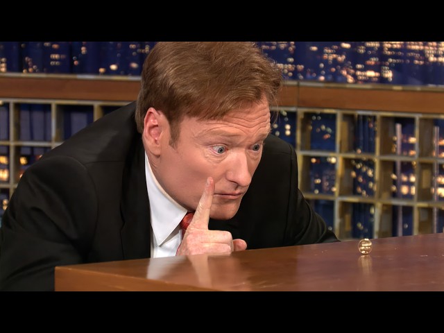 Conan Attempts to Beat His Ring Spin Record with an MIT Physicist | Late Night with Conan O’Brien