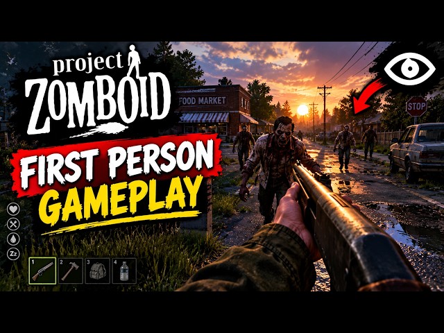 PROJECT ZOMBOID en PRIMERA PERSONA 🧟 ¡El Apocalipsis Zombi Nunca Fue Tan REAL! | Gameplay