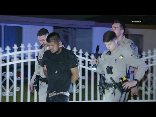 Handcuffed Suspect Escapes CHP Patrol Car in Baldwin Park